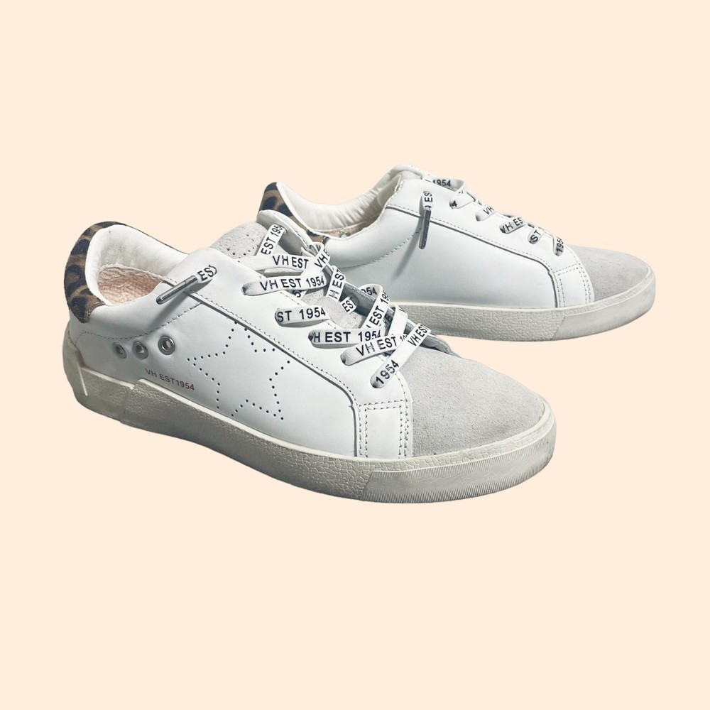 Vintage Havana Rollin White Leopard Sneakers